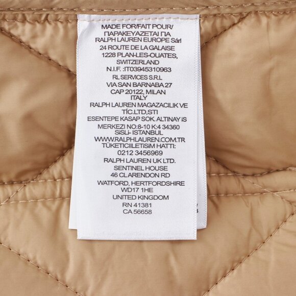 Polo Ralph Lauren Barn Classic diamond quilted cotton jacket, unisex - Picture 9 of 9